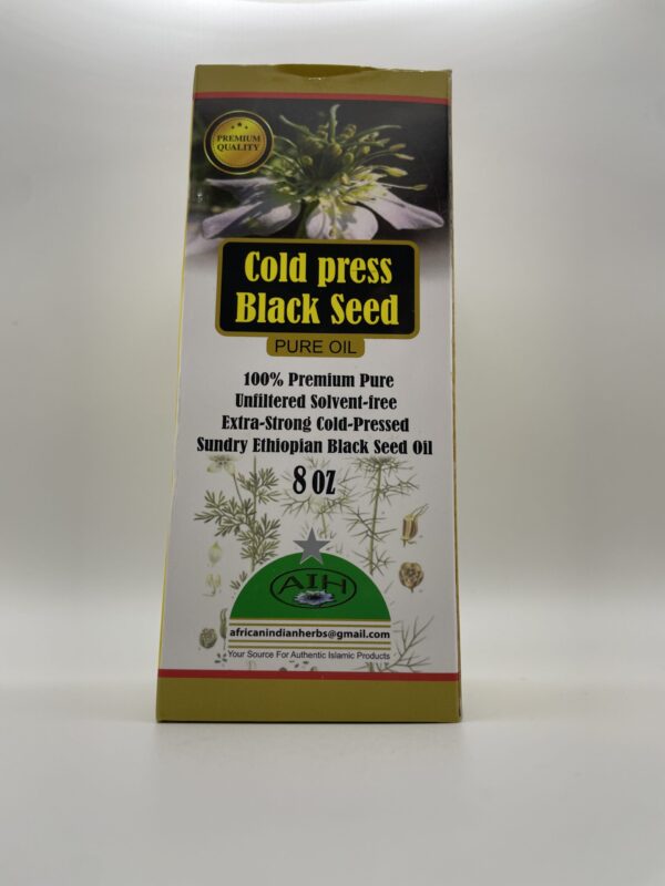 Cold Press Black Seed Pure Oil 8 OZ